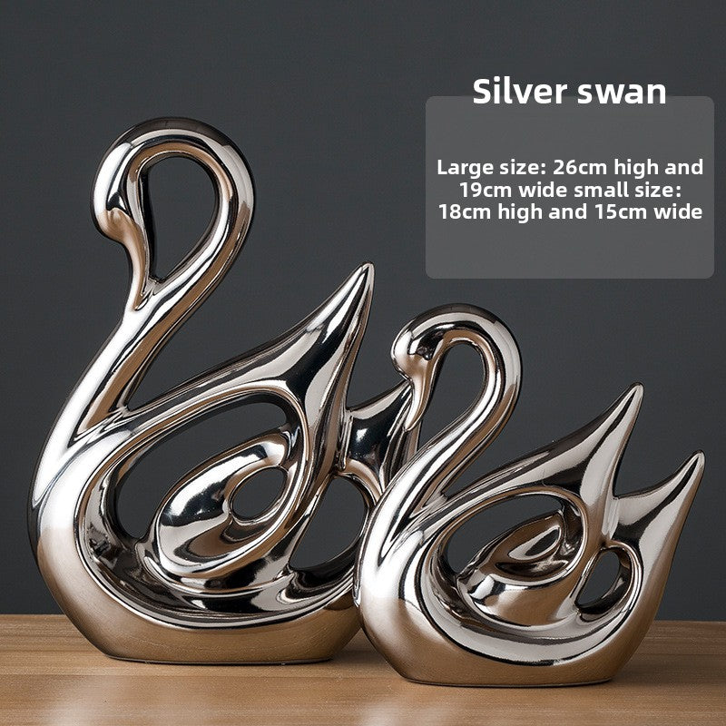 Electroplated Porcelain Home Decor Ornament