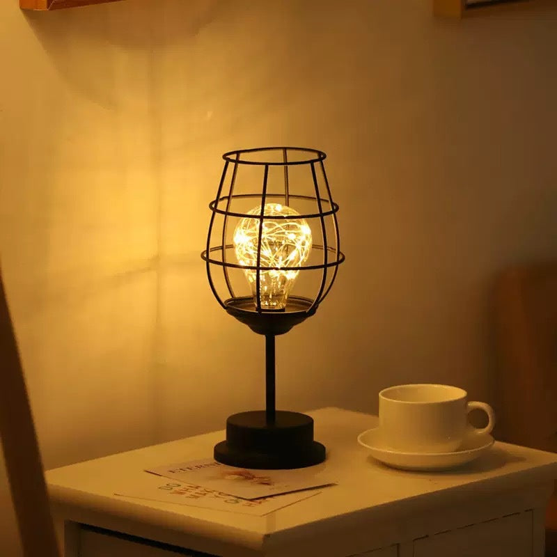 Vintage Iron Table Lamp for Home Decoration