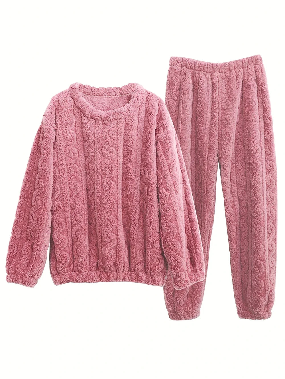 Thick Plush Fleece Loungewear Set