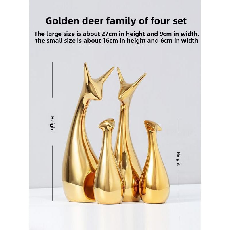 Electroplated Porcelain Home Decor Ornament