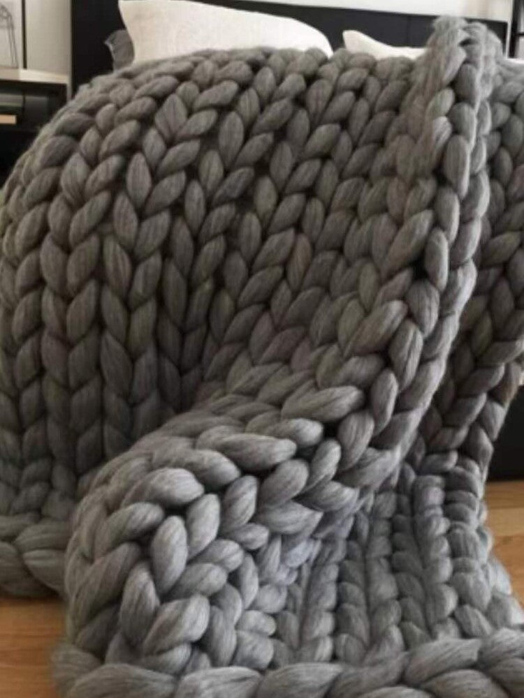 Nordic Style Ultra-Thick Decorative Blanket