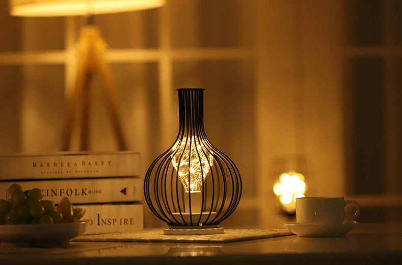 Vintage Iron Table Lamp for Home Decoration