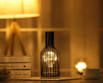 Vintage Iron Table Lamp for Home Decoration
