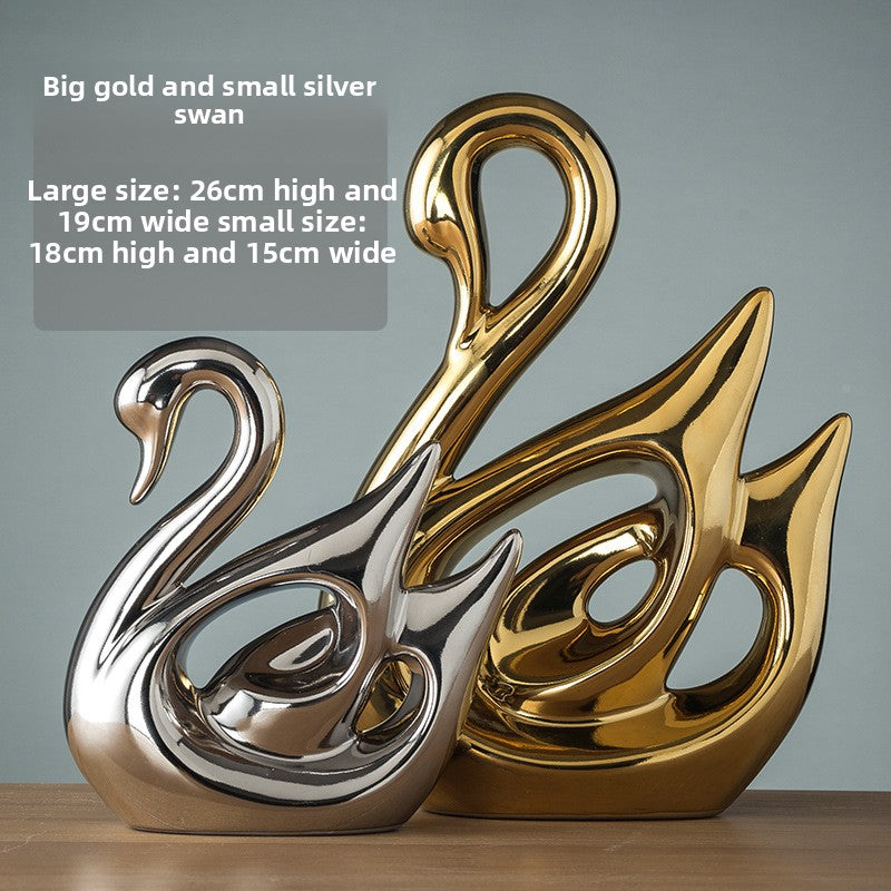 Electroplated Porcelain Home Decor Ornament