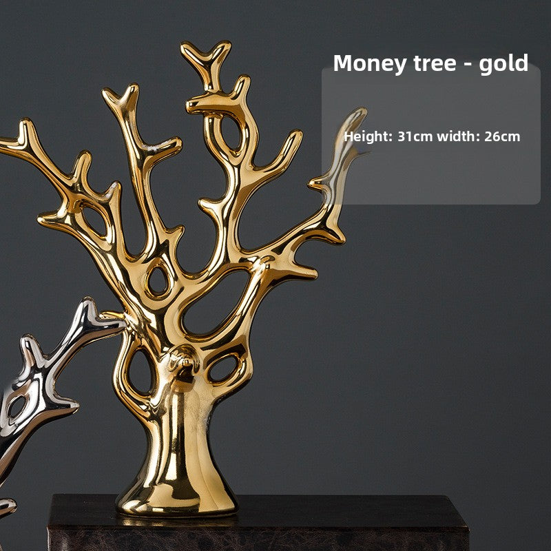 Electroplated Porcelain Home Decor Ornament