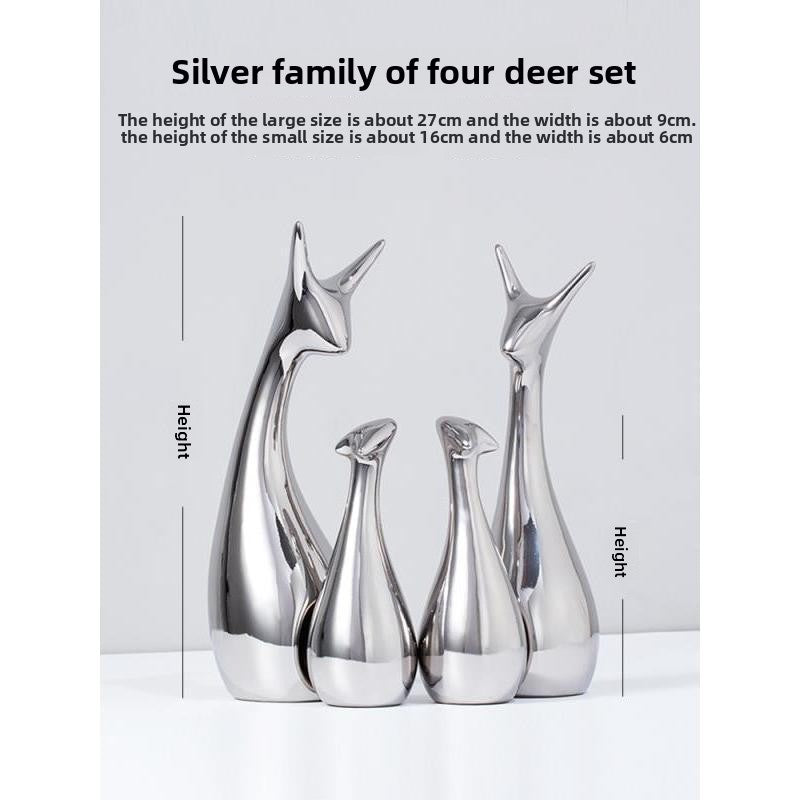 Electroplated Porcelain Home Decor Ornament